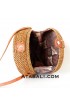 sling bags rattan ata round circle plain pattern with batik lining